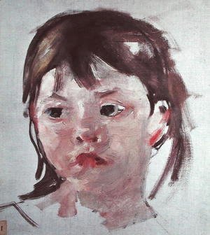 Mary Cassatt - Head of a Young Girl 2