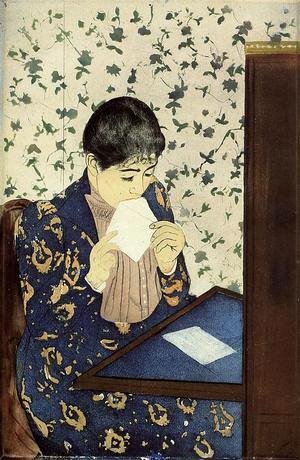 Mary Cassatt - The Letter, 1890-91