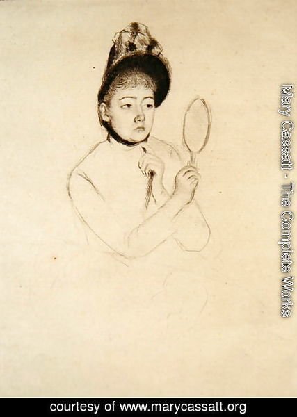 Mary Cassatt - Femme au Mirror