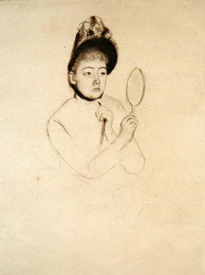 Mary Cassatt - Femme au Mirror