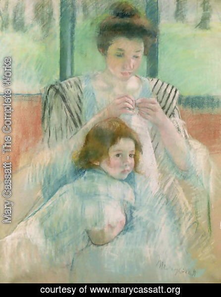 Mary Cassatt - Mother and child 2