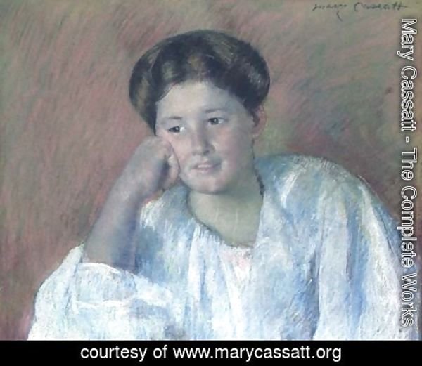 Mary Cassatt - Portrait of Louisine Elder (Mrs. Samuel T. Peters)