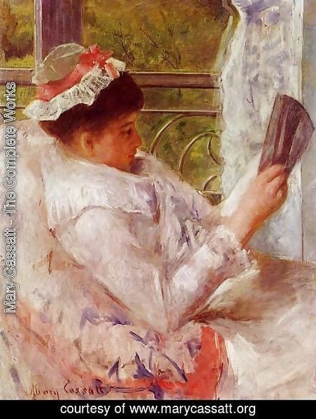 Mary Cassatt - The Reader (Lydia Cassatt) c.1878