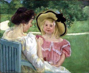 Mary Cassatt - In the Garden, 1904