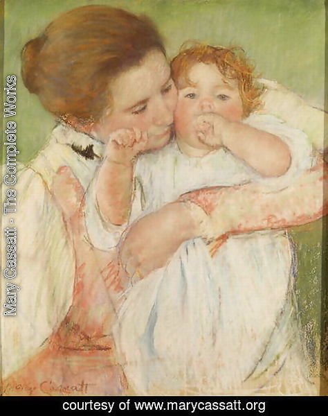 Mother And Child 17 By Mary Cassatt Oil Painting Marycassatt Org