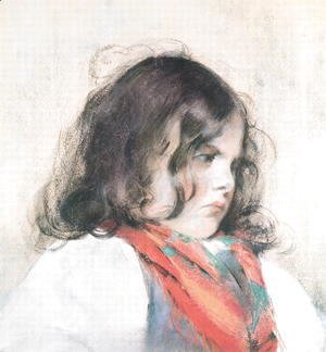 Mary Cassatt - Head of a Child
