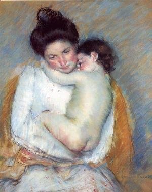 Mary Cassatt - Mother and Child V