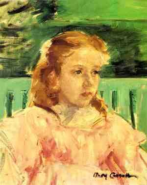 Mary Cassatt - Study for "Augusta Reading to Her Daughter