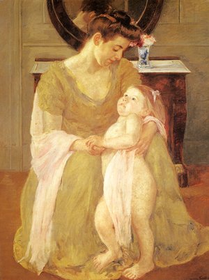 Mary Cassatt - Mother And Child X