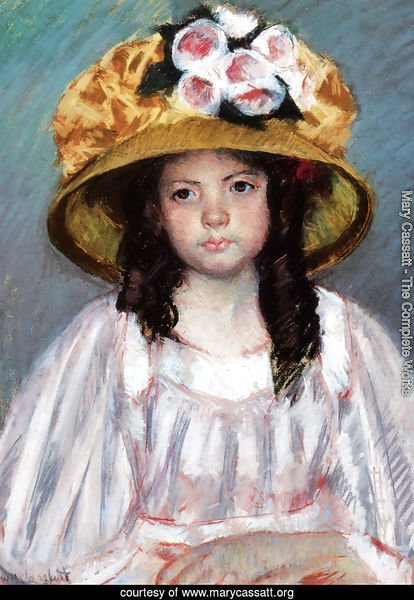 Girl in a Large Hat