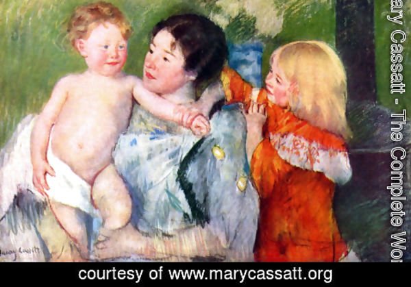 Mary Cassatt - After bath