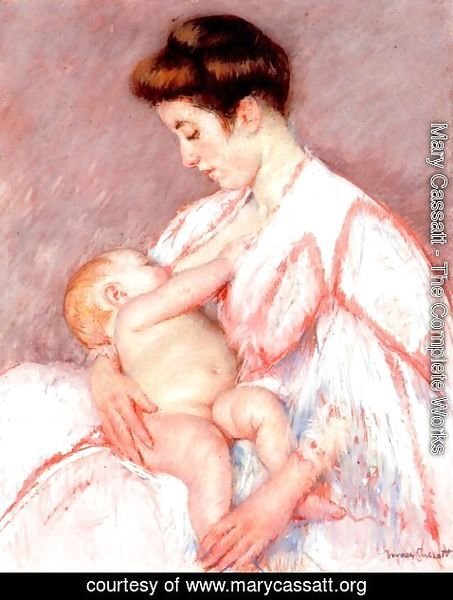 Mary Cassatt - Baby John Being Nursed