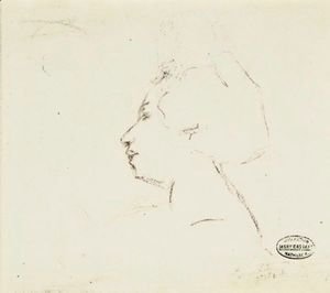 Mary Cassatt - Profile D'Une Femme