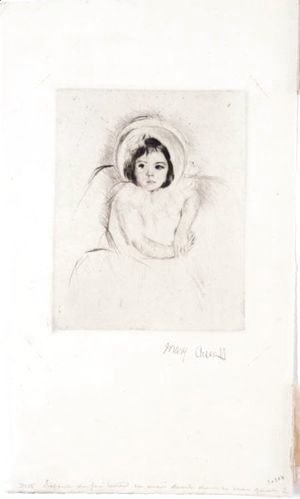 Mary Cassatt - Margot Wearing A Bonnet 2