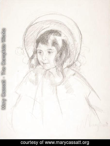 Mary Cassatt - Sara Wearing Her Bonnet And Coat