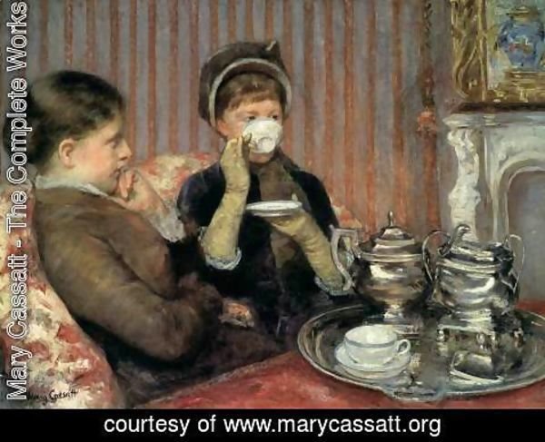 Mary Cassatt - Five O'Clock Tea