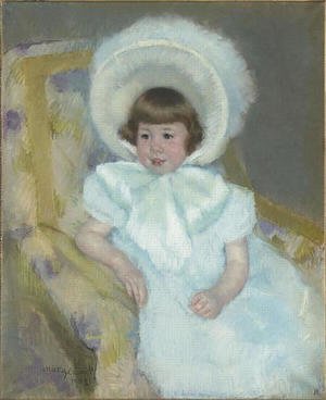 Mary Cassatt - Portrait of Louise Aurora child Villeboeuf