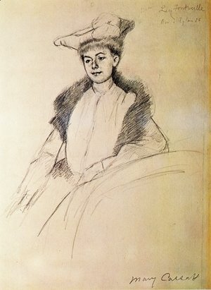 Mary Cassatt - Portrait of Mme. Fontveille