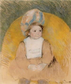 Mary Cassatt - Young Girl Seated in a Yellow Armchair