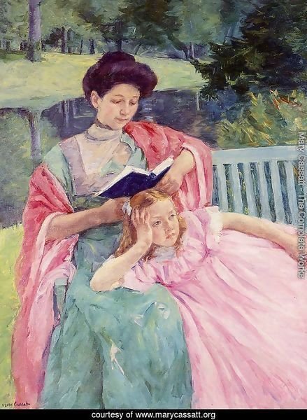 Auguste Reading To Her Daughter