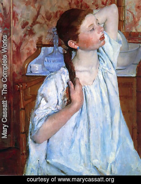 Mary Cassatt - Girl Arranging Her Hair
