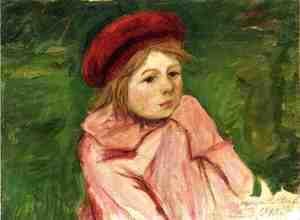 Little Girl In A Red Beret