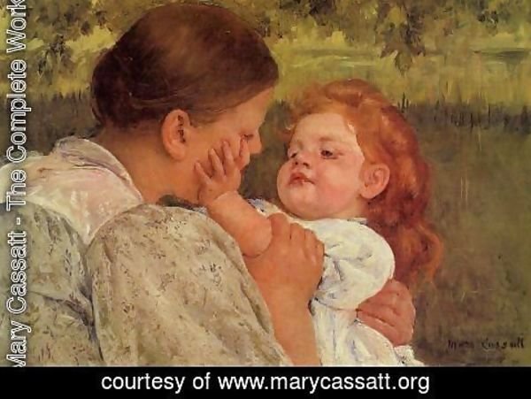 Mary Cassatt - Maternal Caress