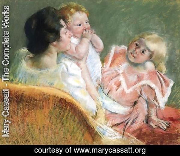 Mary Cassatt - Mother And Children