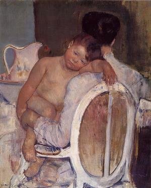 Mary Cassatt - Mother Holding A Child In Her Arms