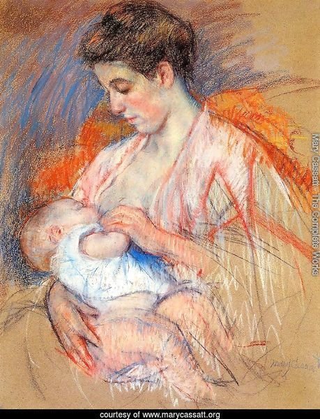 Mother Jeanne Nursing Her Baby