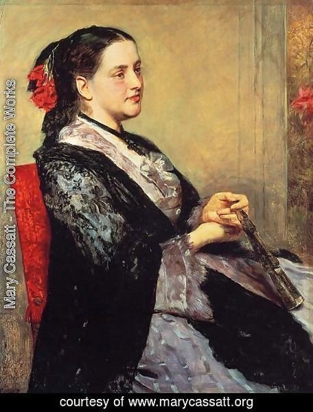 Mary Cassatt - Portrait Of A Lady Of Seville