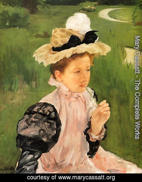Mary Cassatt - Portrait Of A Young Girl