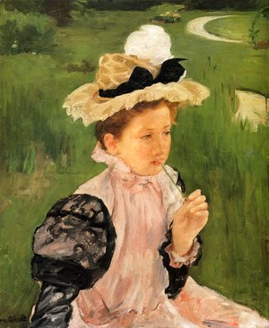 Mary Cassatt - Portrait Of A Young Girl