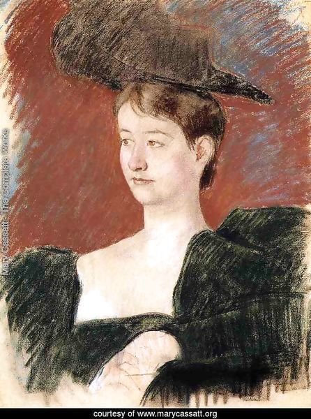 Portrait Of A Young Woman In Green