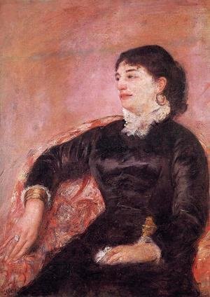 Mary Cassatt - Portrait Of An Italian Lady