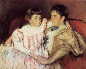 Mary Cassatt - Portrait Of Mrs Havemeyer And Her Daughter Electra