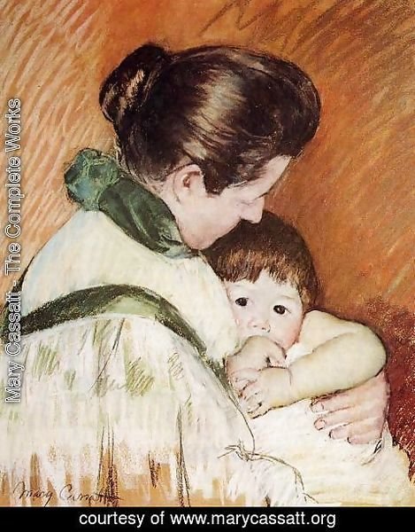 Mary Cassatt - Sleepy Thomas Sucking His Thumb