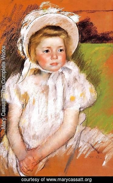 Mary Cassatt - Somone In A White Bonnet