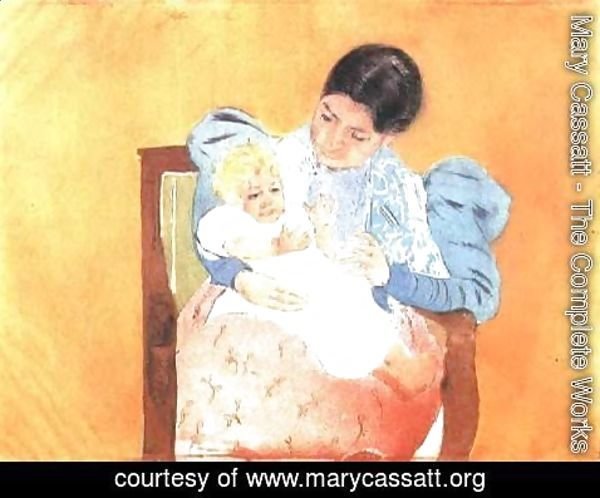 Mary Cassatt - The Barefoot Child