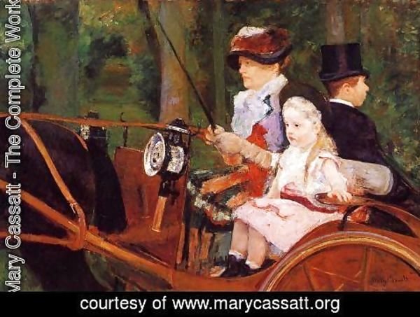 Mary Cassatt - Woman And Child Driving