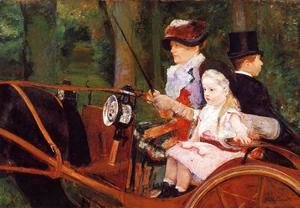 Mary Cassatt - Woman And Child Driving